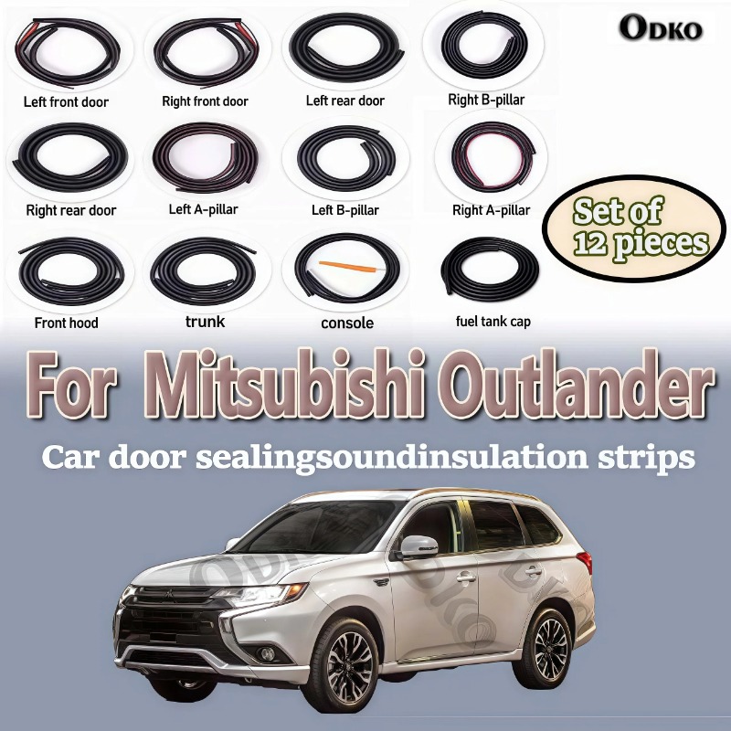 Car Accessories Tape - Autodeurafdichtingsstrip Rubberen geluidsisolatie Stofdichte afdichtingsstrip Niet