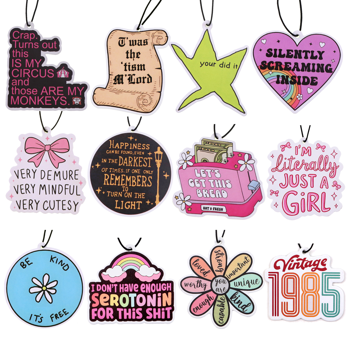 Car Accessories Juicy Couture - Citaat Zin Woord Geurig Papier Auto-interieurs