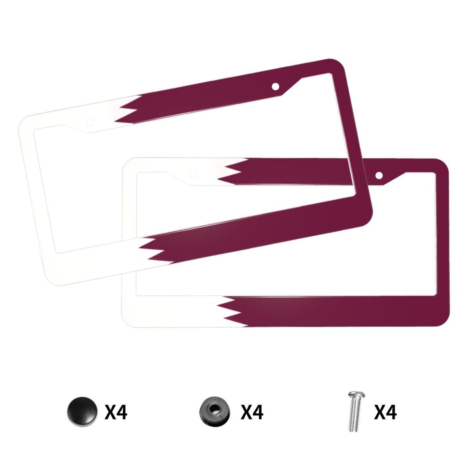 Vlag van Qatar Patroon Kenteke - Qatar Car Accessories recensie en prijs