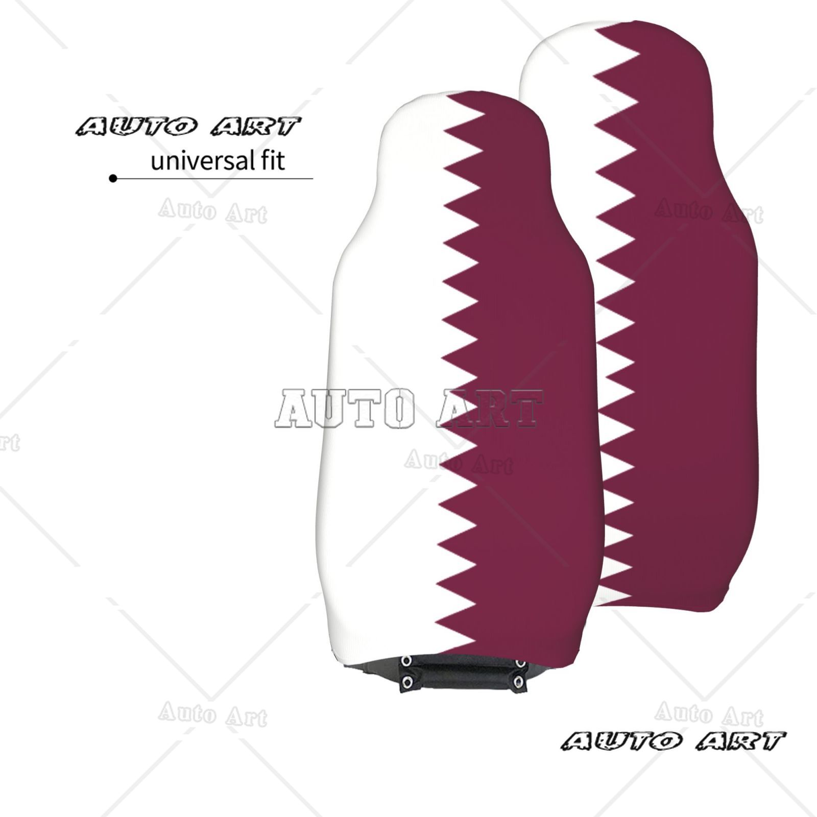 Qatar vlag bedrukte autostoelh - Qatar Car Accessories recensie en prijs