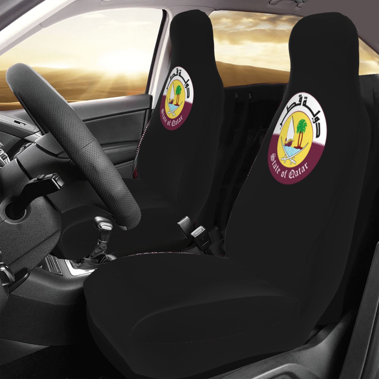 Qatar National Emblem Patroon  - Qatar Car Accessories recensie en prijs