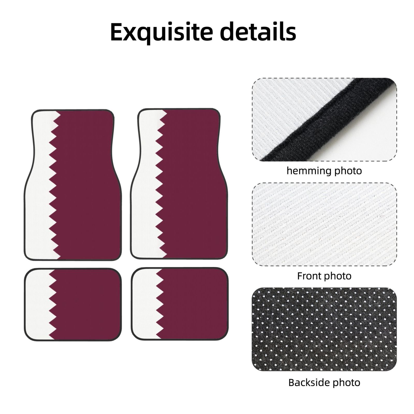 Vlag van Qatar Patroon Autovlo - Qatar Car Accessories recensie en prijs