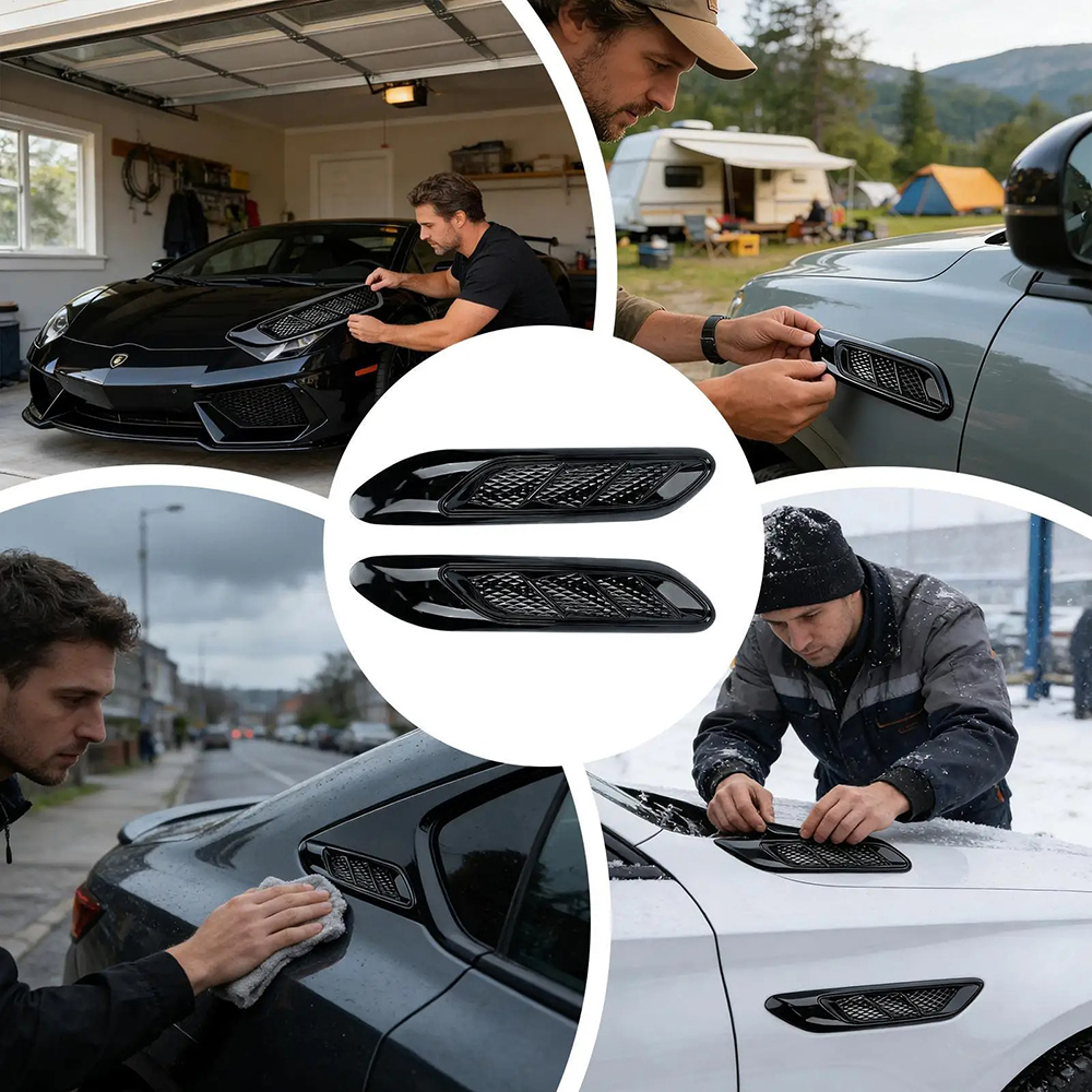 2 stuks auto luchtinlaat voor  - Car Accessories Tape recensie en prijs